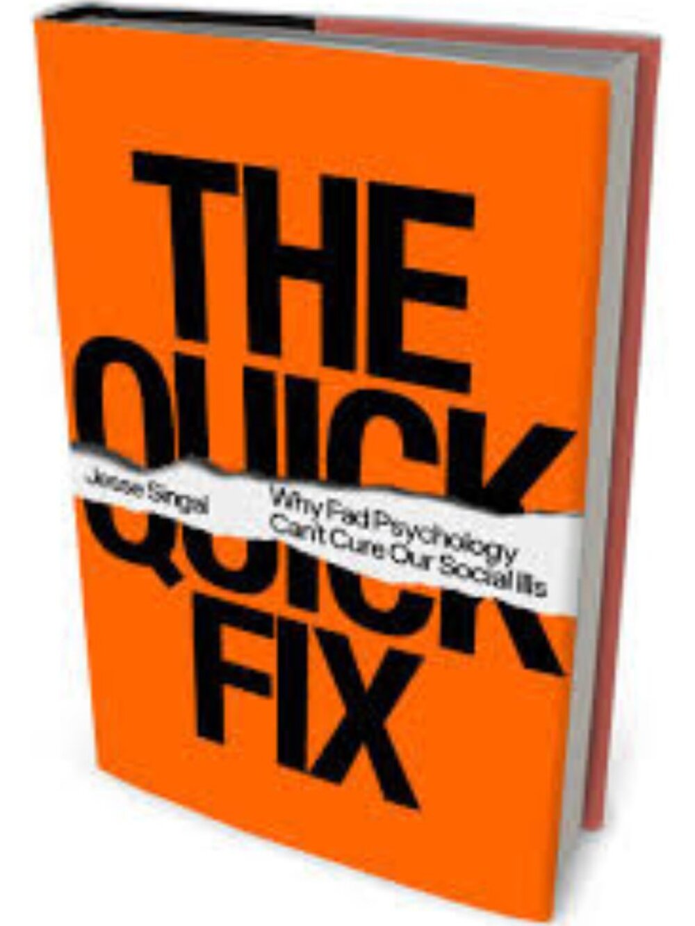 The Quick Fix: Why Fad Psychology Can't Cure Our Social Ills Book Paperback